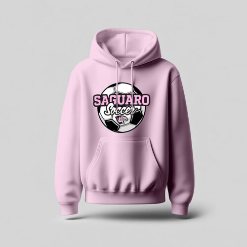 Saguaro Soccer 2024 Pink Team Hoodie