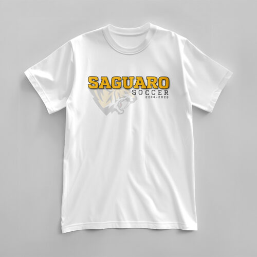 Saguaro Soccer Faded Cat shirt