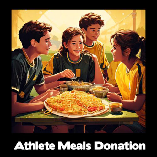 Athlete meals donation