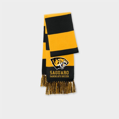 Black and Gold SagU Scarf